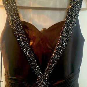Stunning black evening gown